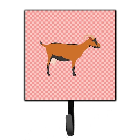 Jensendistributionservices Oberhasli Goat Pink Check Leash or Key Holder MI1655453